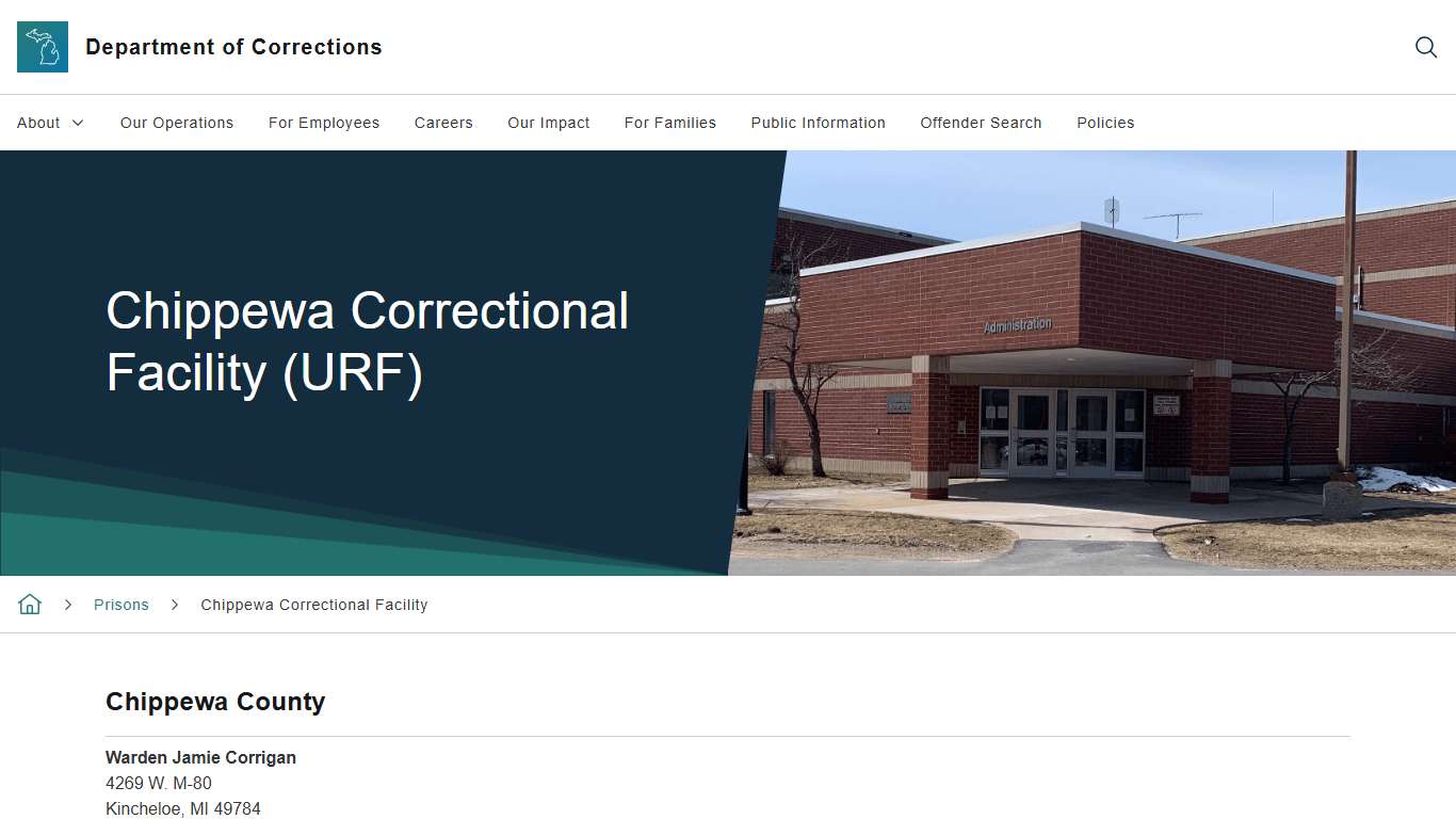 Chippewa Correctional Facility (URF)